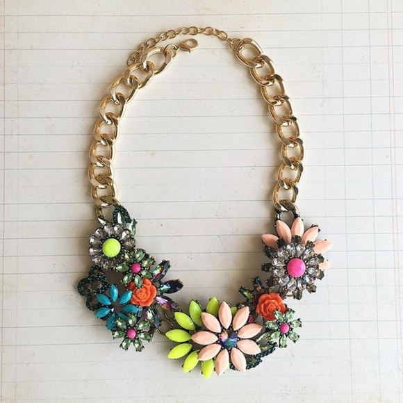 Zara Jewelry - Zara colorful neon statement necklace